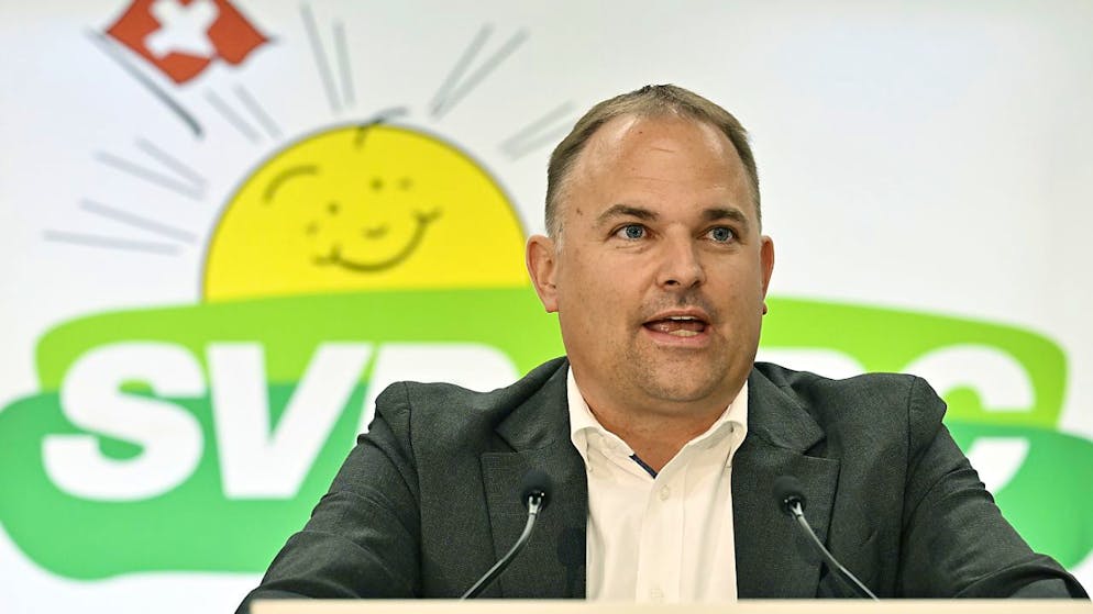 Il presidente dell'UDC Marcel Dettling a