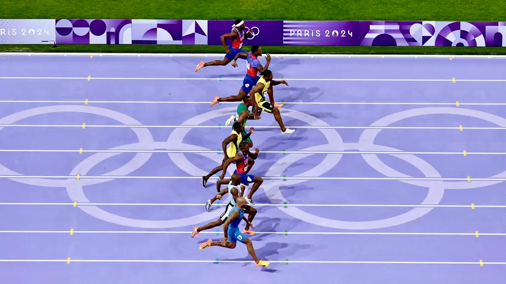 Un intrus avait retardé la finale du 100 mètres masculin lors des Jeux olympiques à Paris.