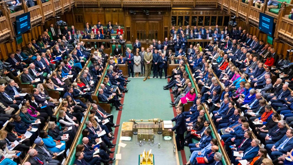 La Camera dei Comuni in una foto d'archivio