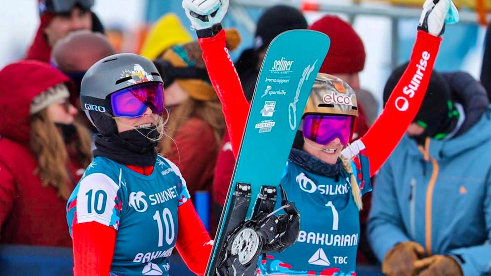 Julie Zogg (right) and Ladina Caviezel, formerly Jenny, want to make up for the complicated last season and build on their previous successes