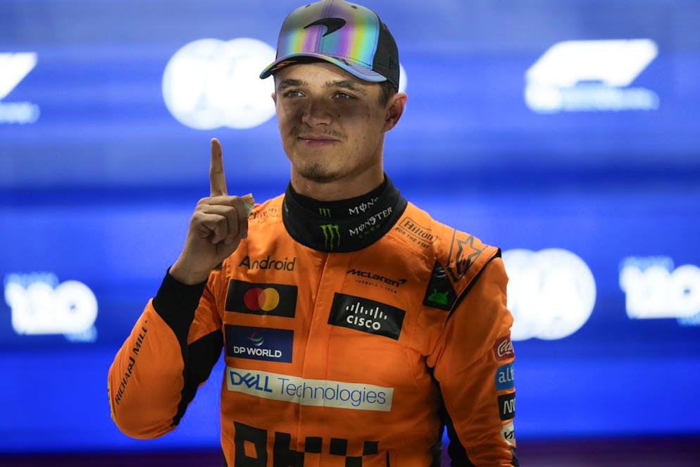 Lando Norris a été le plus rapide lors des qualifications de la course sprint au Qatar.