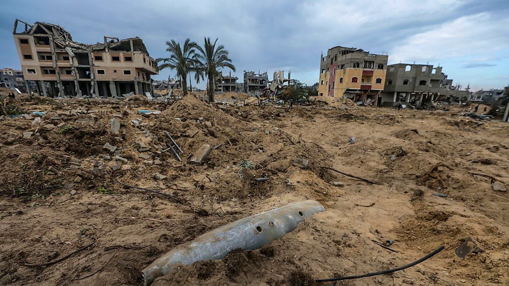Distruzioni nella Striscia di Gaza