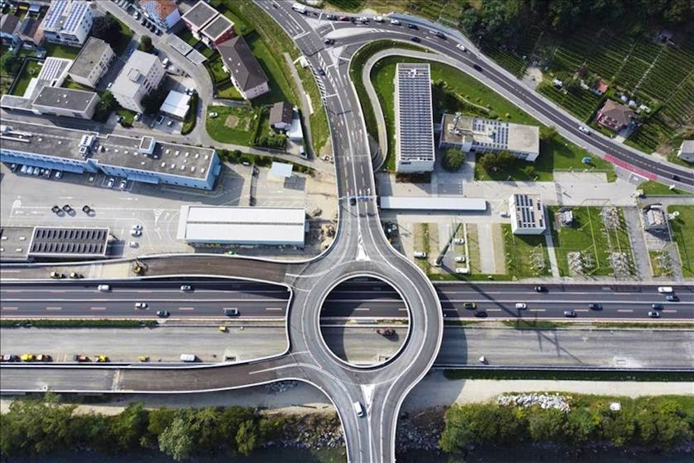 L'opera vista dall'alto