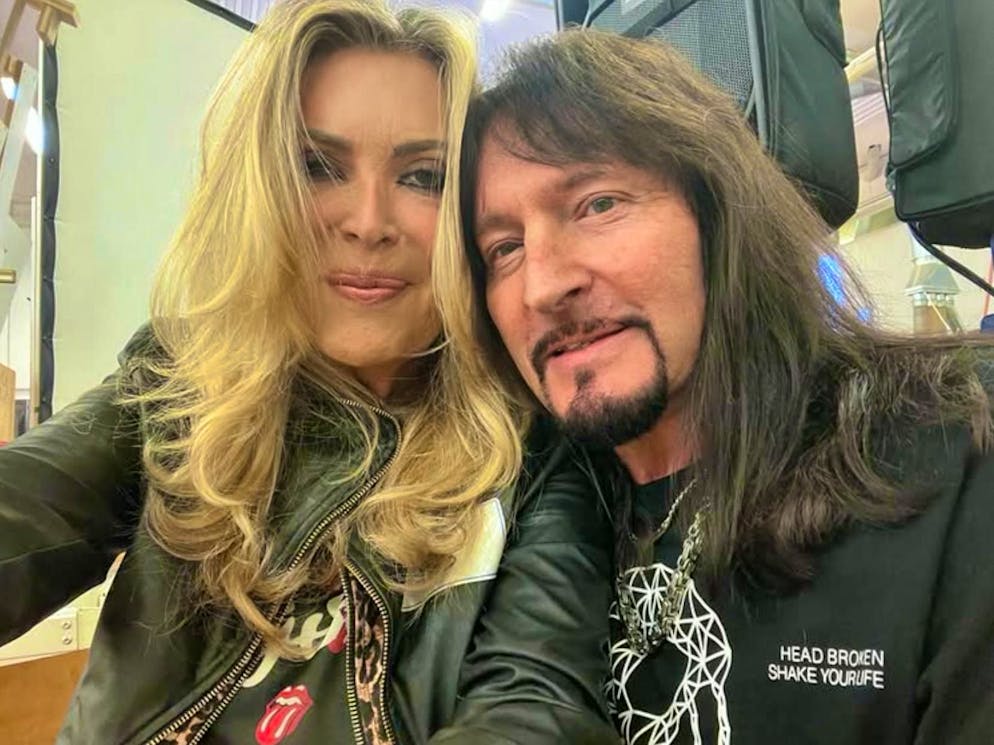 Brigitte Voss with her new boyfriend Joe Bachmann.