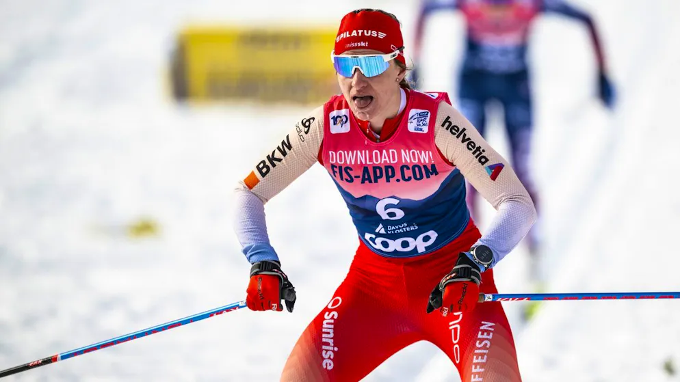 Nadine Fähndrich a été sortie en quarts de finale d'une épreuve féminine (archive).