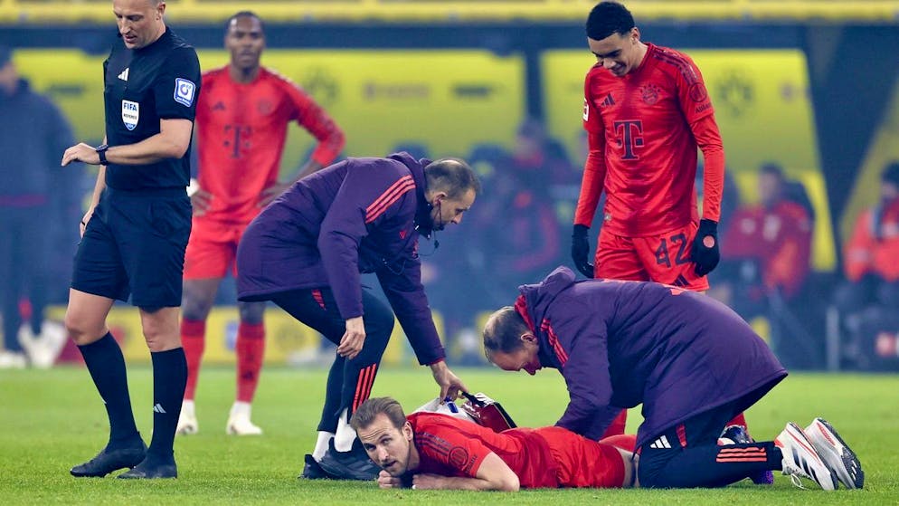 Harry Kane s’est blessé lors du Klassiker.