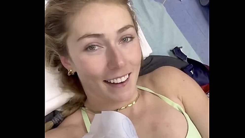 Schock bei Riesenslalom in Killington. Shiffrin gibt nach Sturz Entwarnung: «Kein allzu grosser Grund zur Sorge»