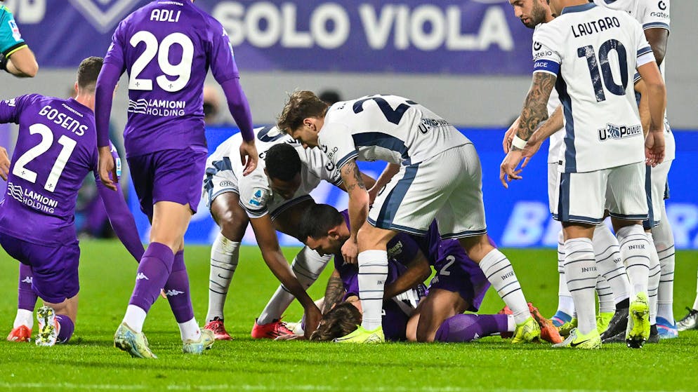 Fiorentina professional in intensive care. Edoardo Bove collapses on the pitch - match abandoned