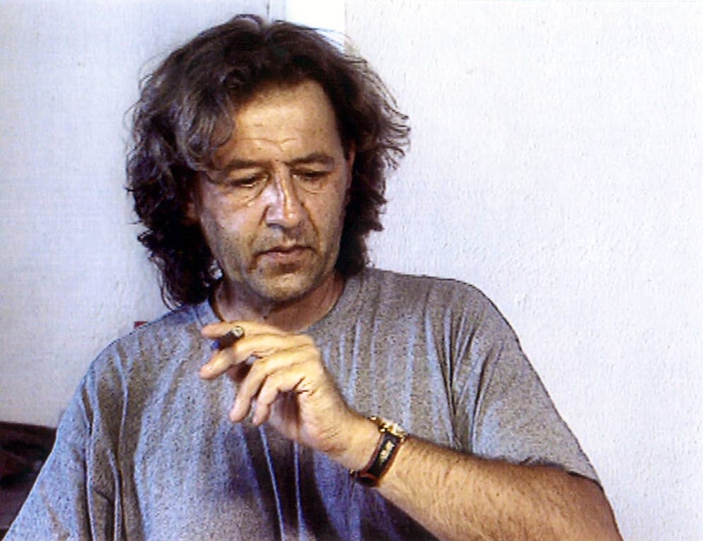 Giorgio Bellini, in una foto non datata, presa da un documento della televisione SRF diversi anni fa