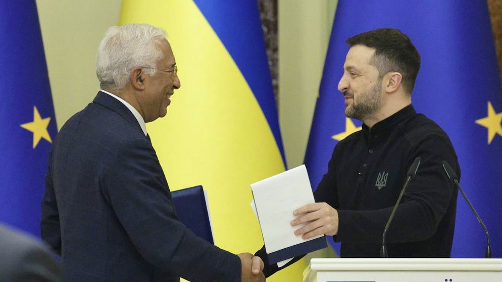 Guerra in Ucraina. Il commissario dell'UE Costa-Kallas a Kiev. Zelensky: «Tregua solo con la Nato»