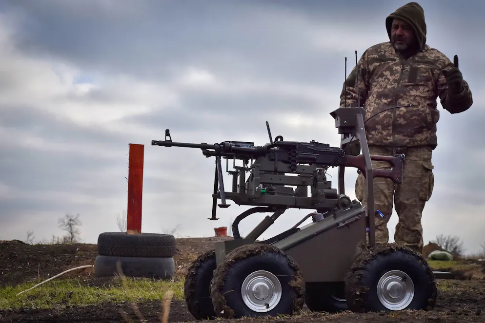 Kampfroboter spielen an der ukrainischen Front eine immer wichtigere Rolle.