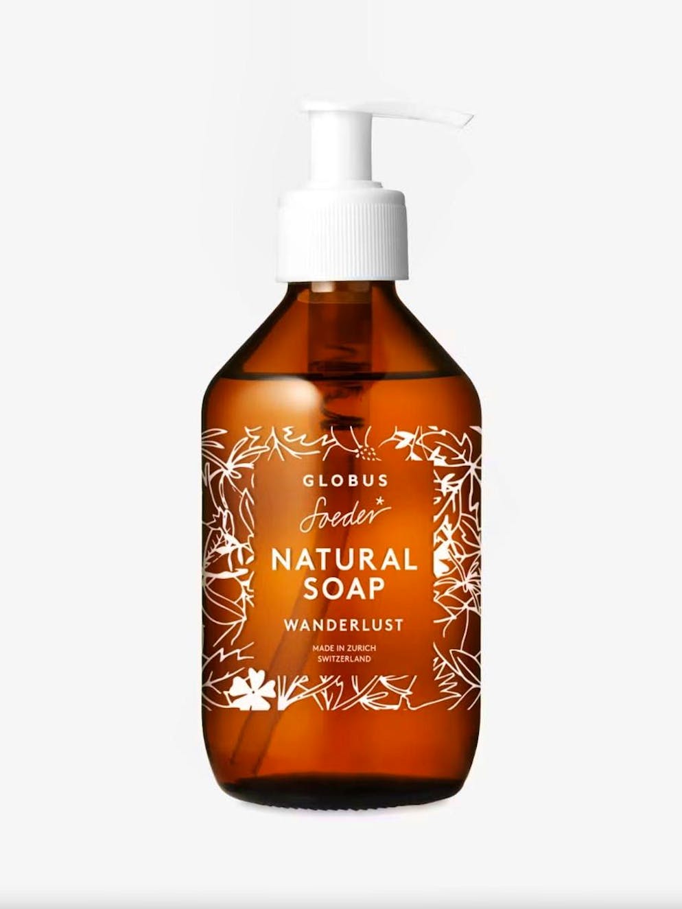 7 gift ideas for the mother-in-law and father-in-law. Always a popular souvenir: "Wanderlust" soap from Soeder for 24.90 francs (250ml), via Globus.