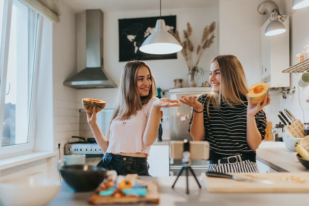 Les jeunes Britanniques s'inspirent largement des réseaux sociaux pour cuisiner.