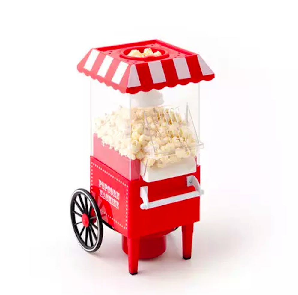 7 Geschenkideen für die Kleinen. Um einen richtigen Filmabend ausrichten zu können, brauchts auch eine waschechte Popcornmaschine, wie die von United Entertainment für rund 30 Franken, via Manor. 