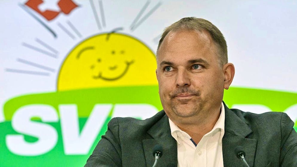 SVP party president Marcel Dettling can celebrate record poll results for his party.