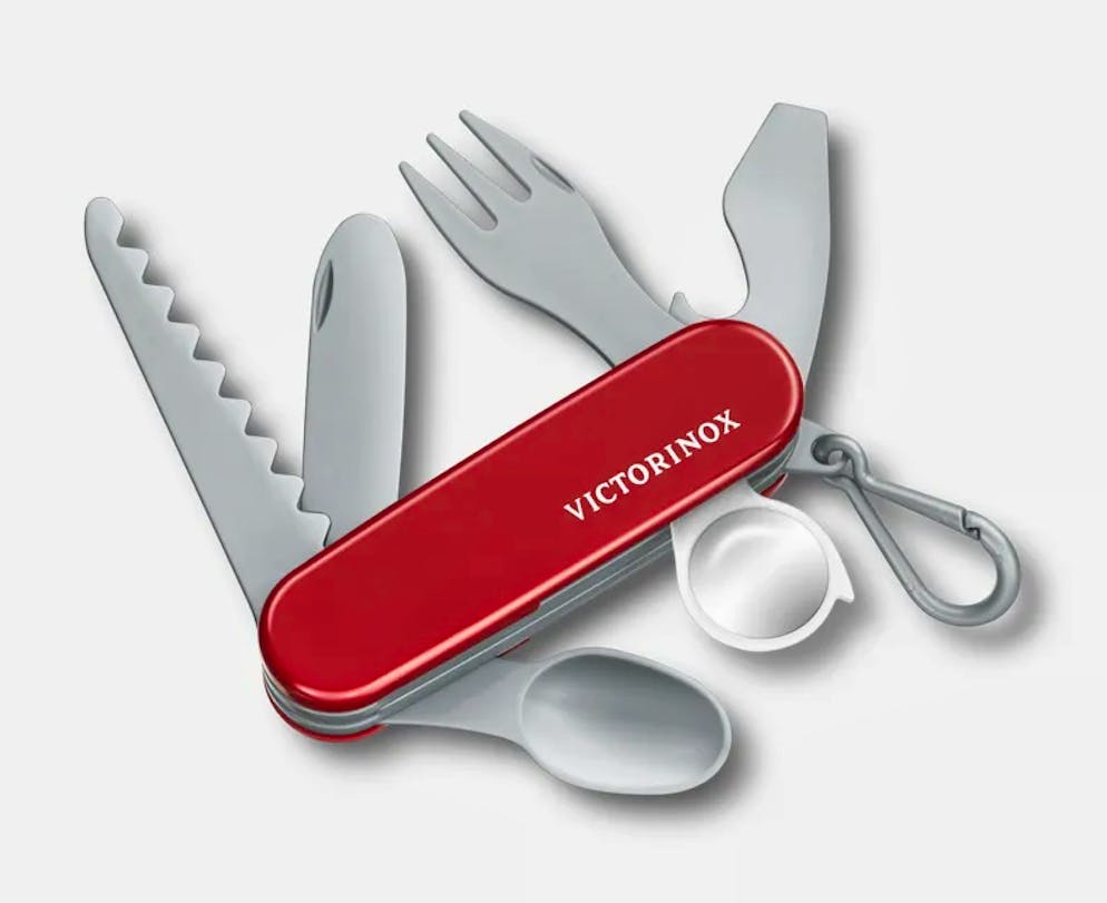 7 Geschenkideen für die Kleinen. Damit Outdoor-Fans schon früh anfangen können, lohnt sich ein Spielzeug-Taschenmesser von Victorinox für 9.90 Franken. 
