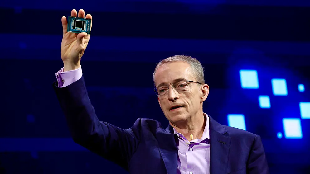 Intel-Chef Pat Gelsinger verlässt den Halbleiterkonzern in turbulenten Zeiten. Intel kann vor allem in der Produktion von Chips für KI-Anwendungen mit der Konkurrenz nicht mithalten.(Archivbild)