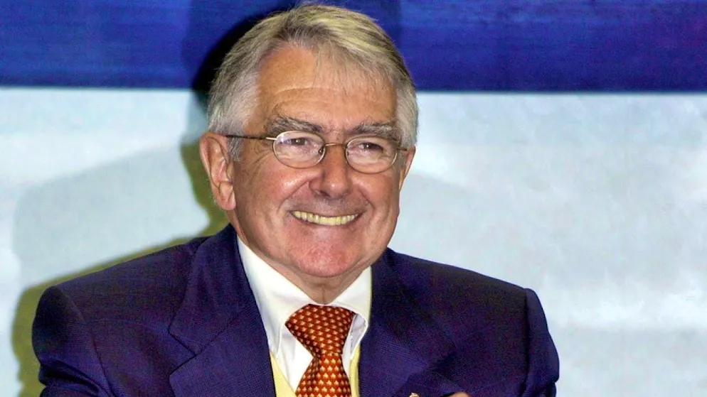 René Burkhalter, pictured here in 2003 as President of Sporthilfe, has died in Bern at the age of 90