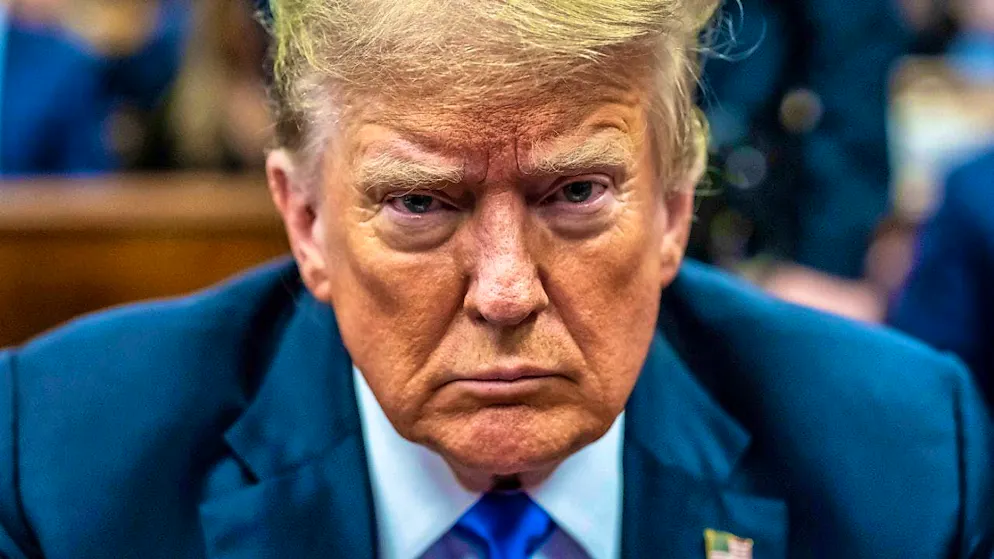 ARCHIVE - Former US President Donald Trump appears in Manhattan Criminal Court during jury deliberations in his hush money trial. Photo: Mark Peterson/AP/dpa