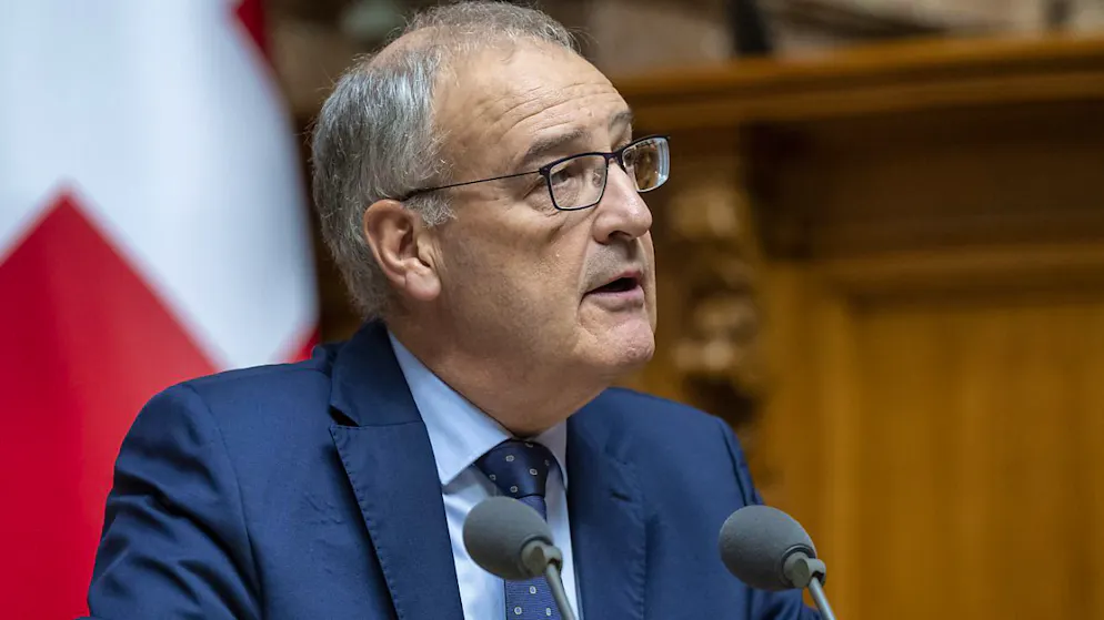 Il consigliere federale Guy Parmelin