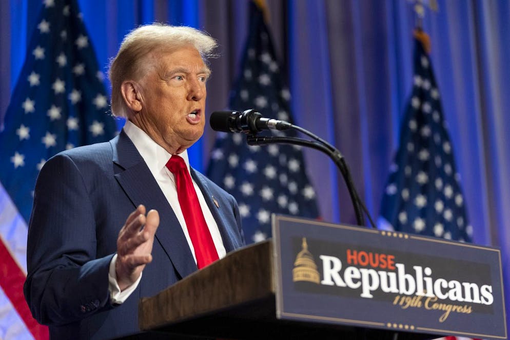 Donald Trump a en outre affirmé que l'Ukraine devait s'attendre à «probablement» moins d'aide des Etats-Unis à son retour au pouvoir (archives).