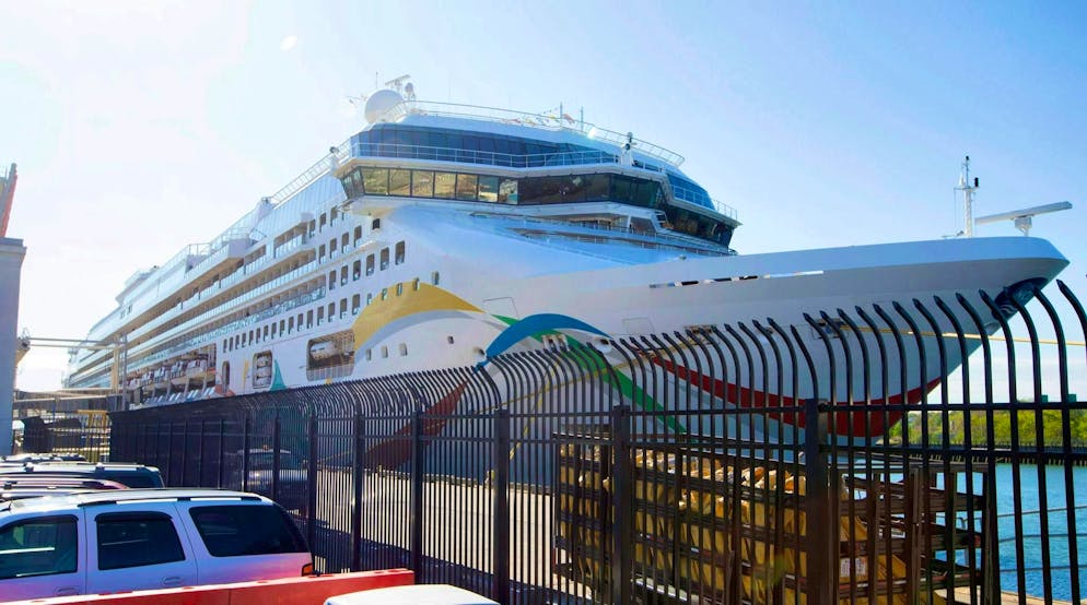 A passenger is missing from the cruise ship Ruby Red. The investigation is in full swing (archive image).