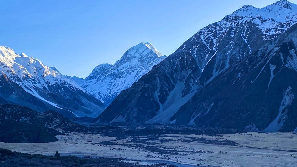 Starkregen und Schnee vorhergesagt. Drei Bergsteiger auf Neuseelands höchstem Berg vermisst