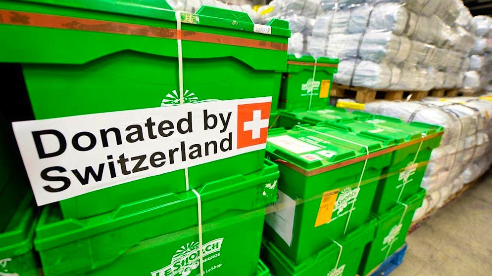 The National Council wants to make less money available for Swiss aid abroad next year than the Federal Council. (theme picture)
