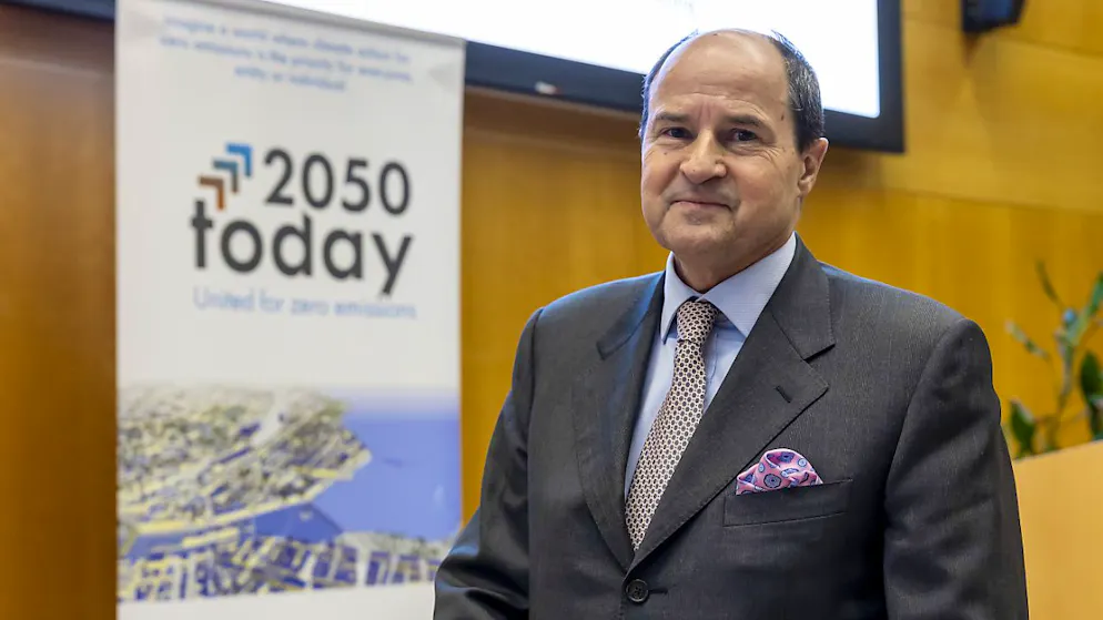 Le directeur exécutif de 2050Today Jean-Pierre Reymond a réussi à arracher des engagements sur le climat de dizaines d'institutions de la Genève internationale.