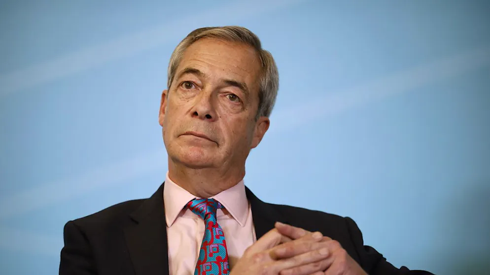 Nigel Farage, leader del partito populista Reform UK