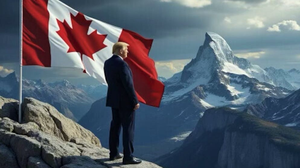 Aufregung um KI-Bild von Trump. Vermeintliches «Matterhorn» liegt tatsächlich in Kanada