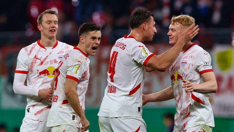 Leipzigs Spieler schaffen im Cup den Befreiungsschlag