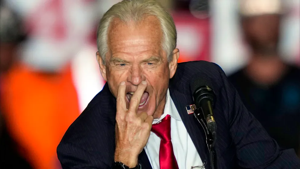 Peter Navarro hatte bereits in Trumps erster Amtszeit eine Beraterrolle im Weissen Haus.