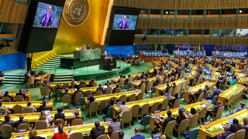 La résolution a été adoptée dans le cadre de l'examen annuel de la question palestinienne à l'assemblée générale de l'ONU (archives).