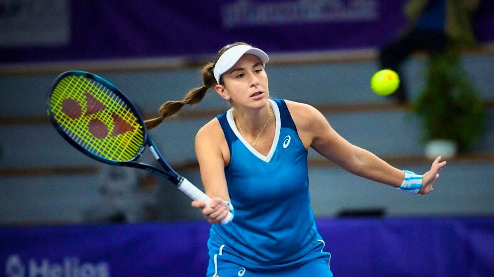 Belinda Bencic is currently collecting world ranking points at smaller tournaments