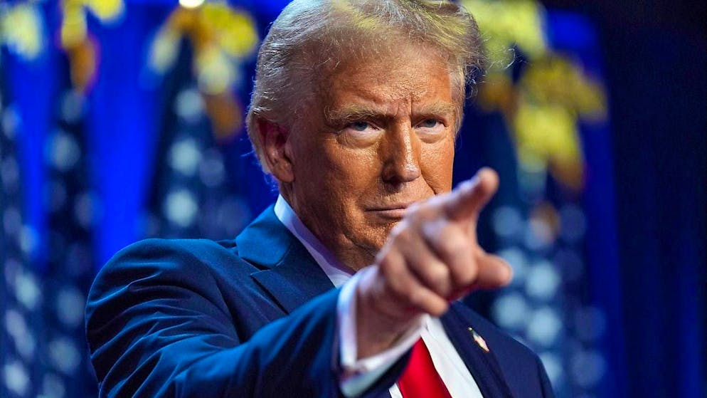 Donald Trump moves back into the White House on January 20. Photo: Evan Vucci/AP/dpa