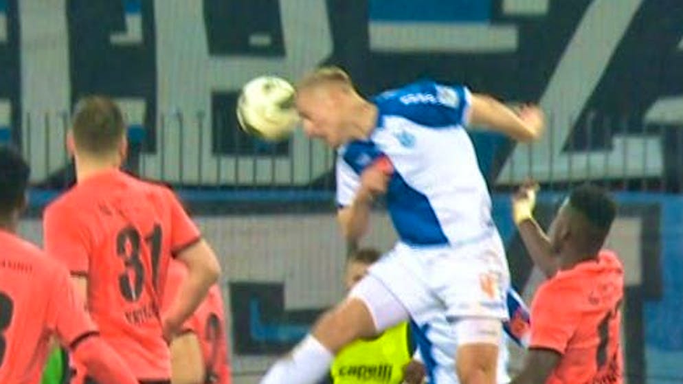 The question of questions: Did Kristers Tobers touch the ball with his head?