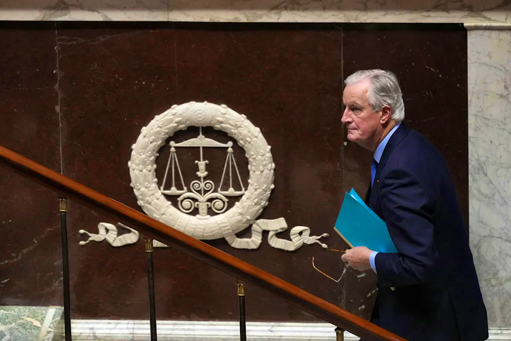 Barnier is forced to resign after just a few months in office.
