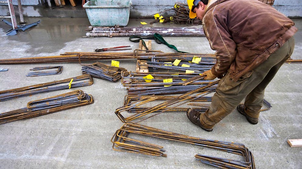Die Arbeitslosigkeit im Kanton Bern stieg im November unter anderem wegen dem Baugewerbe an. (Symbolbild)