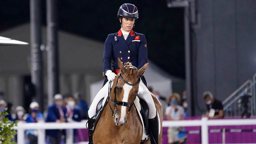 La triple championne olympique Charlotte Dujardin a écopé d'une suspension d'un an.