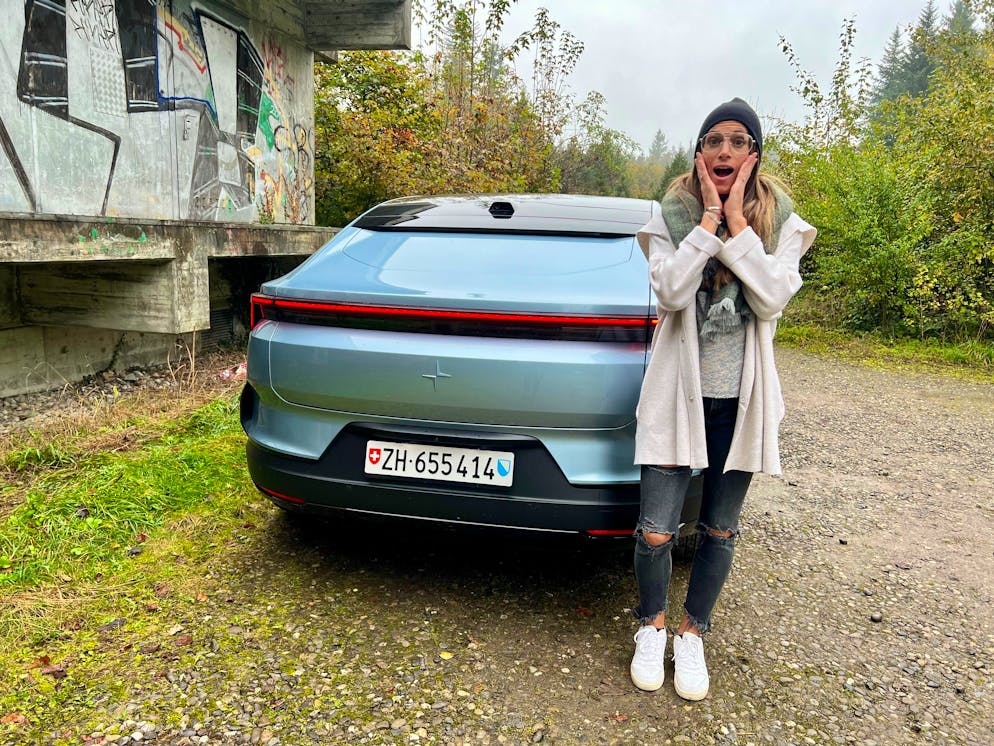 Der Polestar 4 hat keine Heckscheibe.