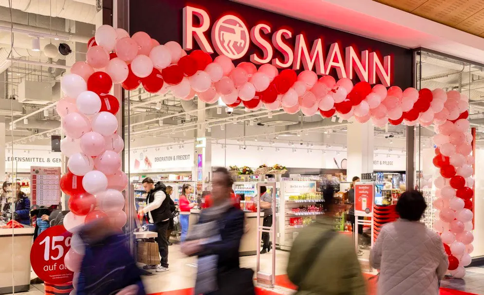 Exterior view of the new Rossmann store in the Emmen Center near Lucerne on Thursday, December 5, 2024.