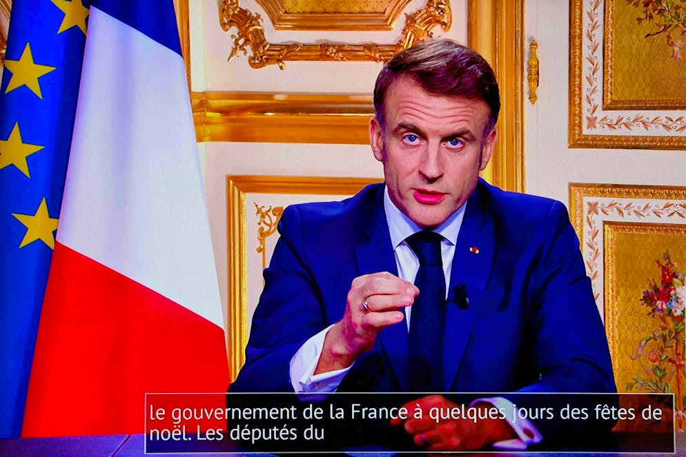 Macron wants to stay in office.