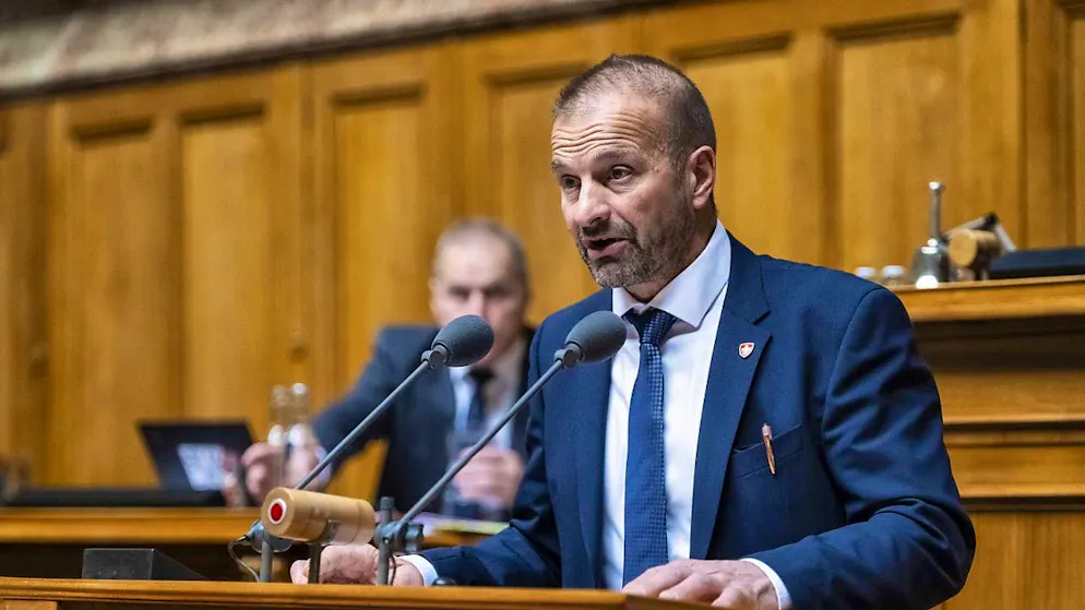 The SVP parliamentary group - pictured here is Andreas Gafner (EDU/BE) - tried unsuccessfully on Thursday to cut federal contributions to the ETH Domain.