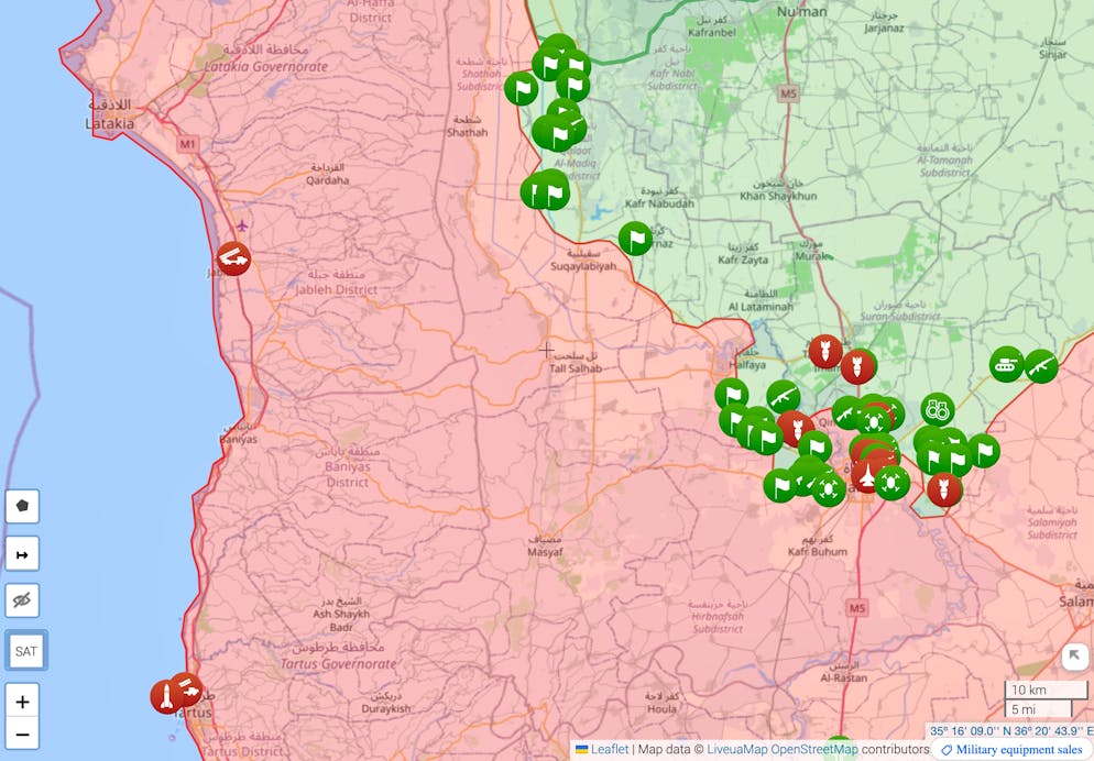 Latakia and Tartus are not weak at all.