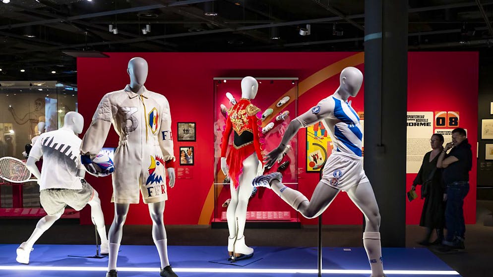 Die neue Sonderausstellung im Olympischen Museum in Lausanne steht im Zeichen der Mode und des Sports.