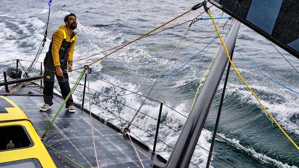 Alan Roura a traversé une nuit agitée sur le Vendée Globe (archive).