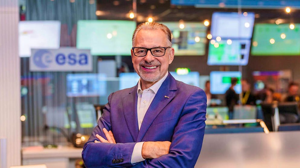 Der Chef der europäischen Raumfahrtbehörde Esa, Josef Aschbacher, freute sich über den geglückten Start. (Archivbild)