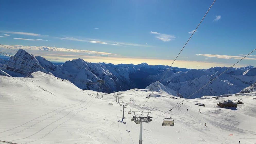 Das Skigebiet Alagna Valsesia im Piemont gilt als Freeride-Paradies – bei schönem Wetter zumindest.