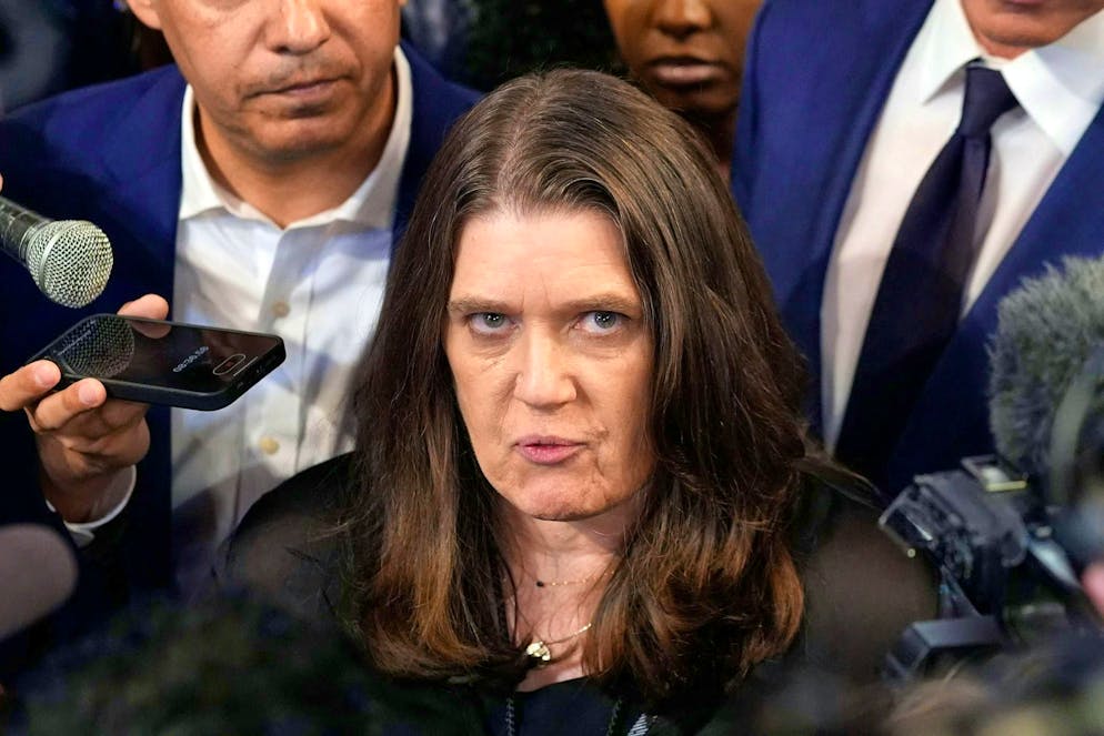 From Kai to Kimberly: this is the Trump clan - Gallery. Out of character as a harsh critic of Donald Trump: his niece Mary. (archive picture)